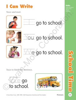 Sample content 3_Skill Sharpeners: Grammar & Punctuation, PreK Workbook