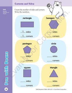 Sample content 5_Skill Sharpeners: Math, Grade 1 Workbook