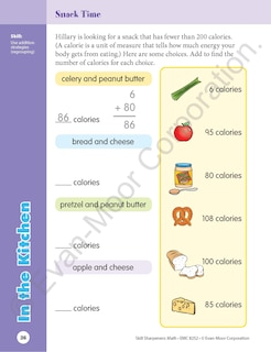 Sample content 3_Skill Sharpeners: Math, Grade 2