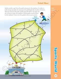 Sample content 3_Skill Sharpeners: Math, Grade 4 Workbook