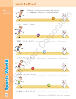 Sample content 4_Skill Sharpeners: Math, Grade 4 Workbook