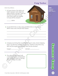 Sample content 3_Skill Sharpeners: Math, Grade 5 Workbook