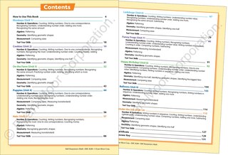 Aper&ccedil;u du contenu_Skill Sharpeners: Math, Grade Prek