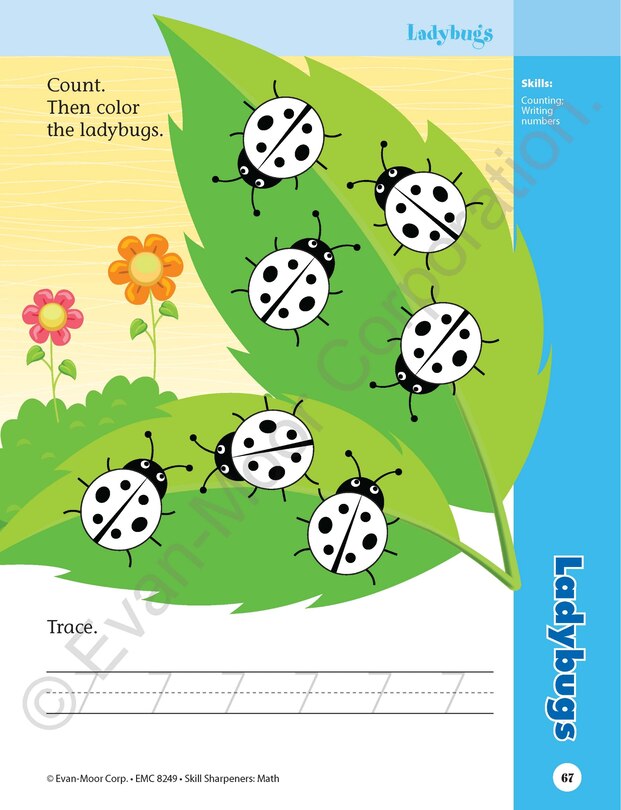 Aper&ccedil;u du contenu 2_Skill Sharpeners: Math, Grade Prek