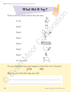 Sample content 3_Skill Sharpeners: Reading, Grade 1 Workbook