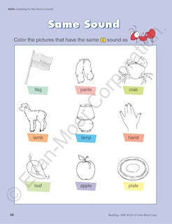 Sample content 5_Skill Sharpeners: Reading, Grade 1 Workbook