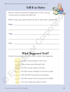 Sample content 5_Skill Sharpeners: Reading, Grade 3 Workbook