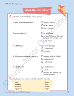 Sample content 5_Skill Sharpeners: Reading, Grade 4 Workbook