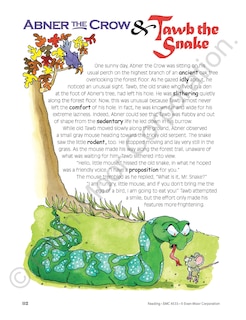 Sample content 2_Skill Sharpeners: Reading, Grade 5 Workbook