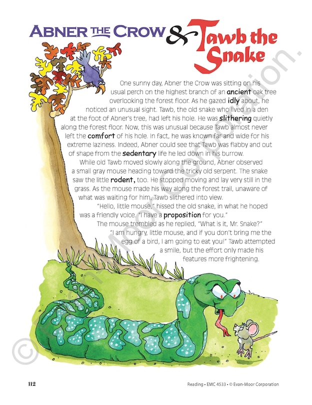 Sample content 2_Skill Sharpeners: Reading, Grade 5 Workbook