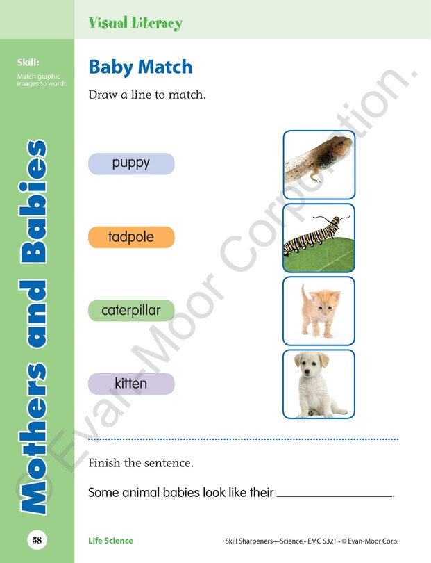 Sample content 4_Skill Sharpeners: Science, Grade 1 Workbook
