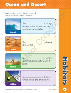 Aperçu du contenu 2_Skill Sharpeners: Science, Grade 2 Workbook