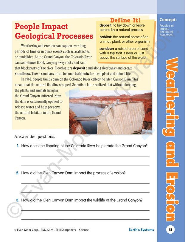 Sample content 3_Skill Sharpeners: Science, Grade 5 Workbook