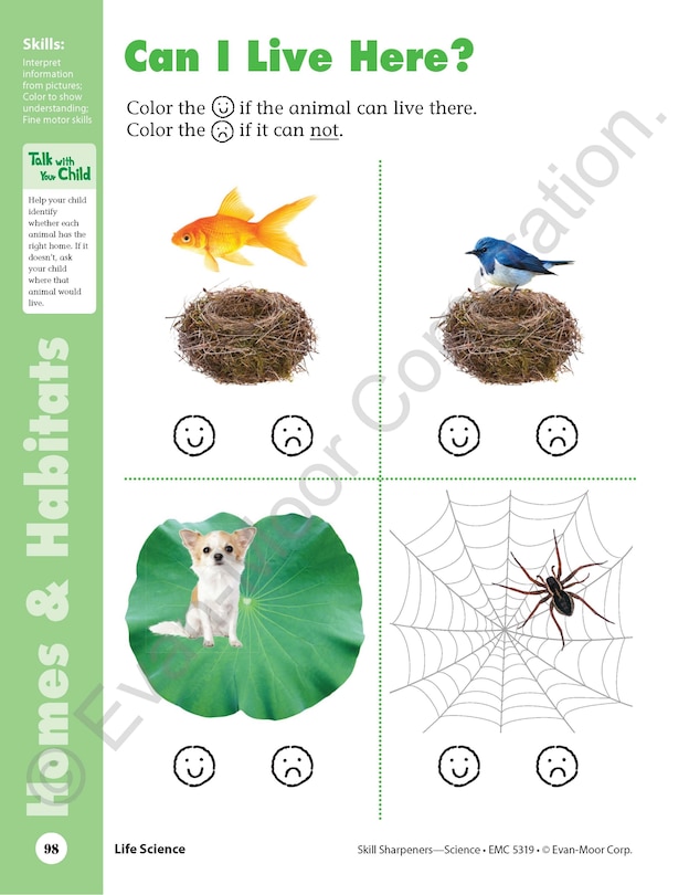 Sample content 4_Skill Sharpeners: Science, PreK Workbook