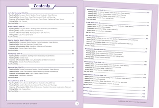 Aperçu du contenu_Skill Sharpeners: Spell & Write, Grade 3 Workbook