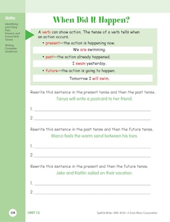 Aperçu du contenu 5_Skill Sharpeners: Spell & Write, Grade 3 Workbook