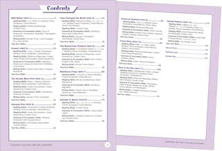 Aperçu du contenu_Skill Sharpeners: Spell & Write, Grade 4 Workbook
