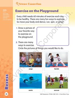 Sample content 5_Skill Sharpeners: STEAM, Grade 1 Workbook