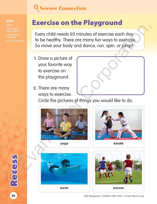 Sample content 5_Skill Sharpeners: STEAM, Grade 1 Workbook
