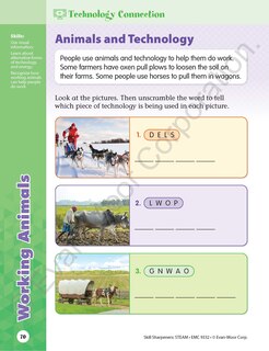Sample content 4_Skill Sharpeners: STEAM, Grade 2 Workbook