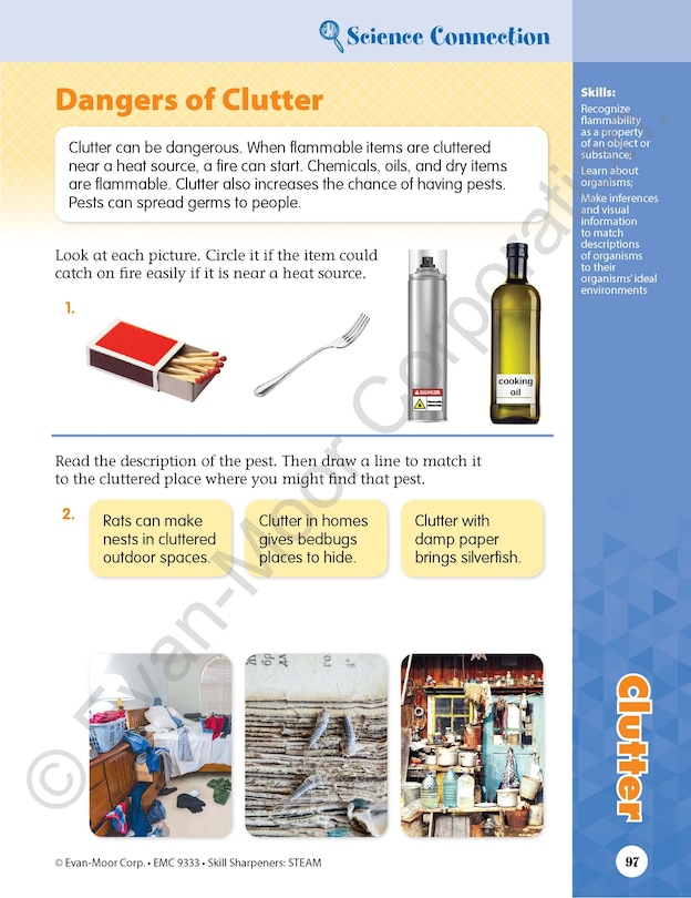 Sample content 4_Skill Sharpeners: STEAM, Grade 3 Workbook