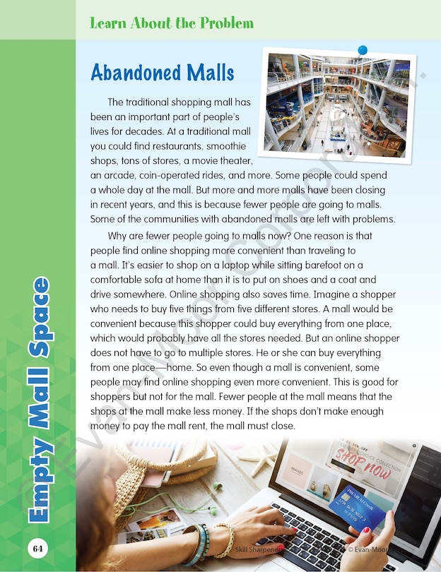 Sample content 3_Skill Sharpeners: STEAM, Grade 4 Workbook