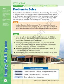 Sample content 5_Skill Sharpeners: STEAM, Grade 4 Workbook