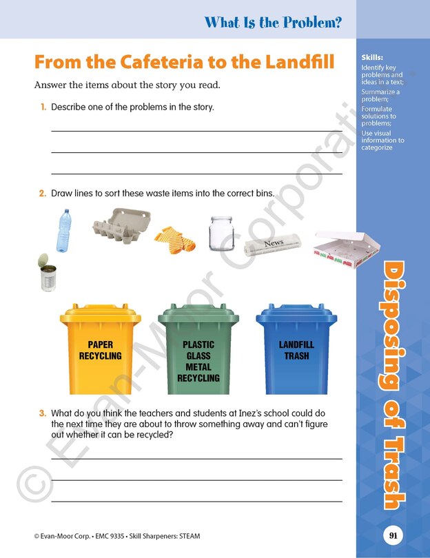 Sample content 3_Skill Sharpeners: STEAM, Grade 5 Workbook