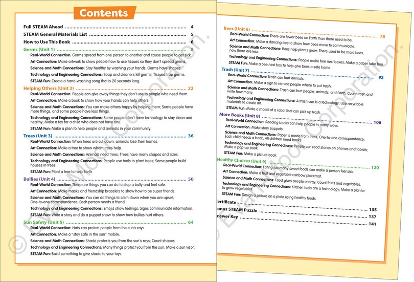 Sample content_Skill Sharpeners: Steam, Grade Prek