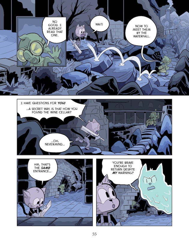 Aperçu du contenu 2_Skull Cat (book One): Skull Cat And The Curious Castle