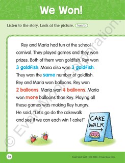Sample content_Smart Start: Math Stories and Activities, PreK Workbook