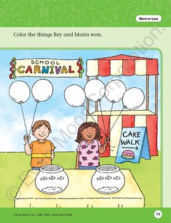 Sample content 2_Smart Start: Math Stories and Activities, PreK Workbook