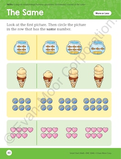 Sample content 3_Smart Start: Math Stories and Activities, PreK Workbook