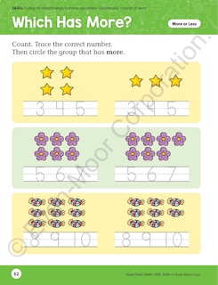 Sample content 4_Smart Start: Math Stories and Activities, PreK Workbook