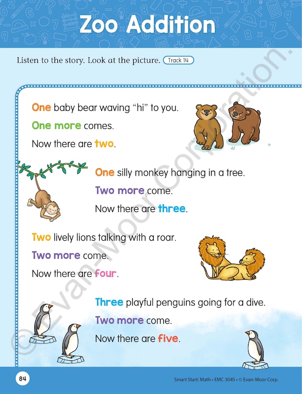Sample content 2_Smart Start: Math Stories and Activities, Grade K