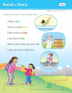 Aperçu du contenu 5_Smart Start: Phonics and Spelling, Grade 1 Workbook