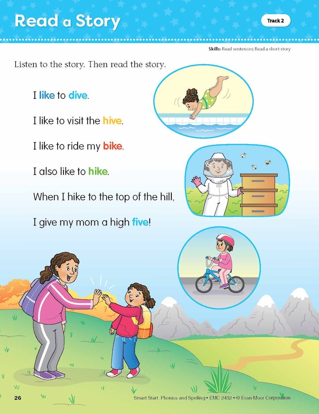 Aperçu du contenu 5_Smart Start: Phonics and Spelling, Grade 1 Workbook
