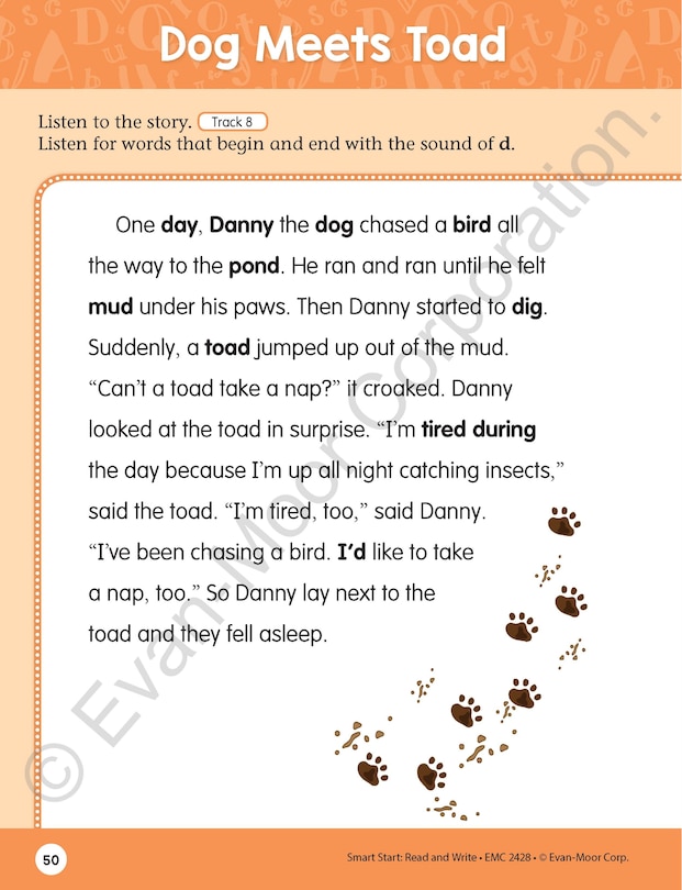 Sample content 2_Smart Start: Read & Write, Grade K