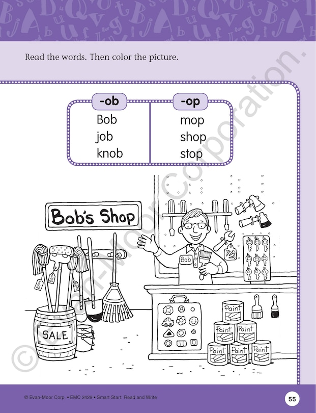 Sample content 3_Smart Start: Read & Write, Grade 1