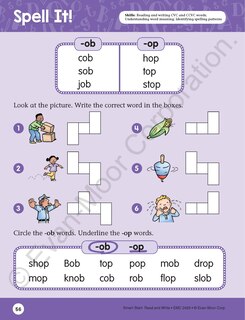 Sample content 4_Smart Start: Read & Write, Grade 1