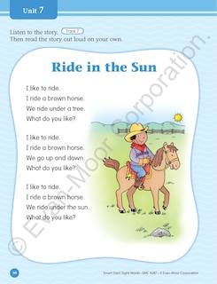Aperçu du contenu 5_Smart Start: Sight Words & High-Frequency Words, PreK Workbook