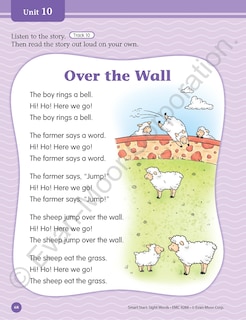 Sample content 5_Smart Start: Sight Words & High-Frequency Words, Kindergarten Workbook