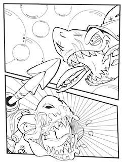 Aper&ccedil;u du contenu 2_Smashers Dino World Colour and Scratch Book