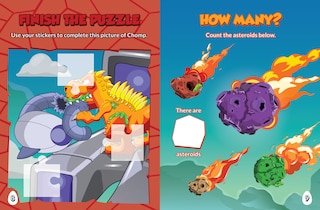 Aper&ccedil;u du contenu 3_Smashers Dino World Sticker Activity Book