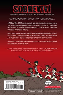 Couverture arri&egrave;re_Sobreviv&iacute; la Guerra de Independencia de Estados Unidos, 1776 (Graphix) (I Survived the American Revolution, 1776)