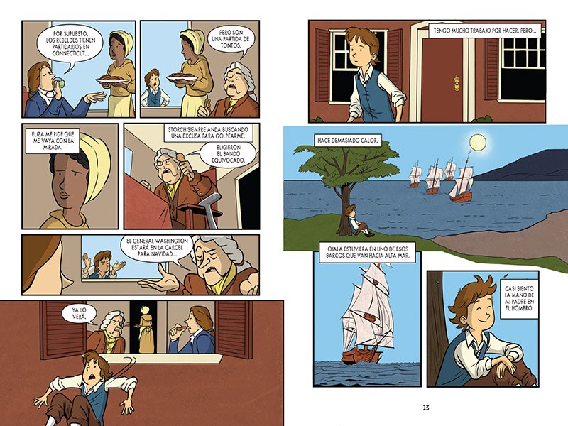 Aper&ccedil;u du contenu 2_Sobreviv&iacute; la Guerra de Independencia de Estados Unidos, 1776 (Graphix) (I Survived the American Revolution, 1776)