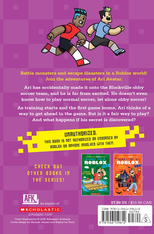 Back cover_Soccer Simulator (Diary of a Roblox Pro #10)