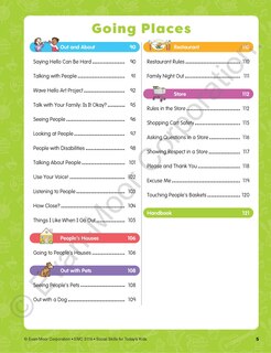 Sample content 3_Social Skills Activities for Today's Kids, Age 6 - 7 Workbook