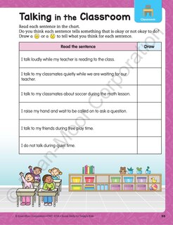 Sample content 5_Social Skills Activities for Today's Kids, Age 6 - 7 Workbook