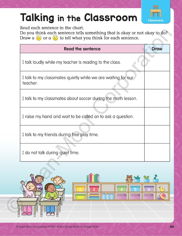 Sample content 5_Social Skills Activities for Today's Kids, Age 6 - 7 Workbook